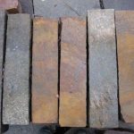 Porphyr Palisade (grau-rot-violett) ~ 12 x 10-12 x 30-35 cm