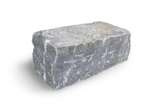Quader Muschelkalk (grau-ocker) ~ 50 x 50-60 x 70-150 cm, auf Palette