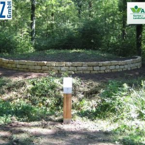 Sandstein Mauersteine (gelb-weiß) Gesägt 20 x 20 x 40 cm, auf Palette à 40 St.