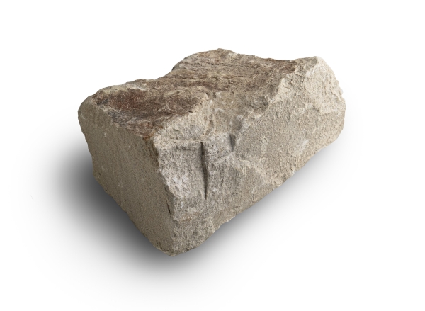 Sandstein Mauersteine (wesergrau-braun) 10-15 x 10-15 x 30-40 cm, auf Palette