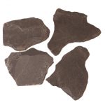 Schiefer Bruchplatten (anthrazit) 2-4 cm, spaltrau