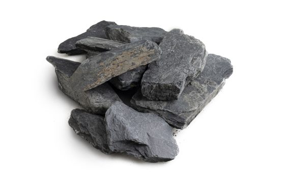 Schiefer Chips (anthrazit) 60/120 mm im Big-Bag