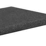 Schwimmbadrand Asian Black (anthrazit) 60 x 30 x 3 cm, geschliffen m. Rundkante