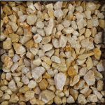 Ziersplitt Marmor (Mandarin) 15/25 mm im Mini-Bag